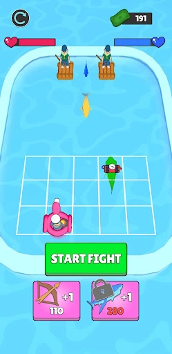 Gameplay screenshot 2 from Merge Sharks - Board game
